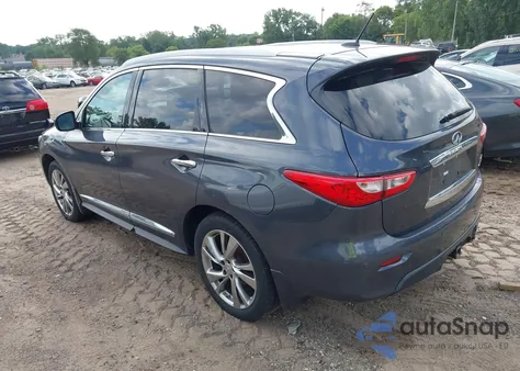 2013 Infiniti Jx35 z USA, uszkodzony, nr VIN 5N1AL0MMXDC338370